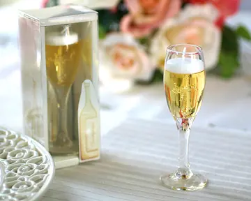 Velas de Gel de Champagne