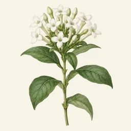Bouvardia (ilustración botánica)