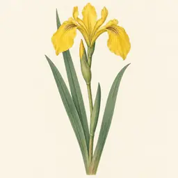 Flor-de-Lis (ilustración botánica)