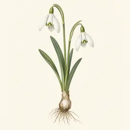 Campanilla Blanca (ilustración botánica)