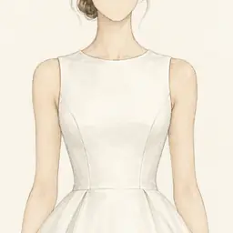 Escote joya (ilustración)