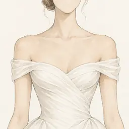 Hombros descubiertos (off the shoulder) (ilustración)