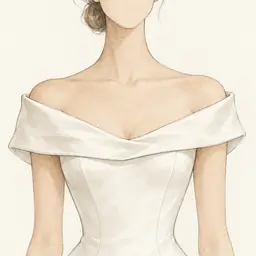 Escote retrato (ilustración)