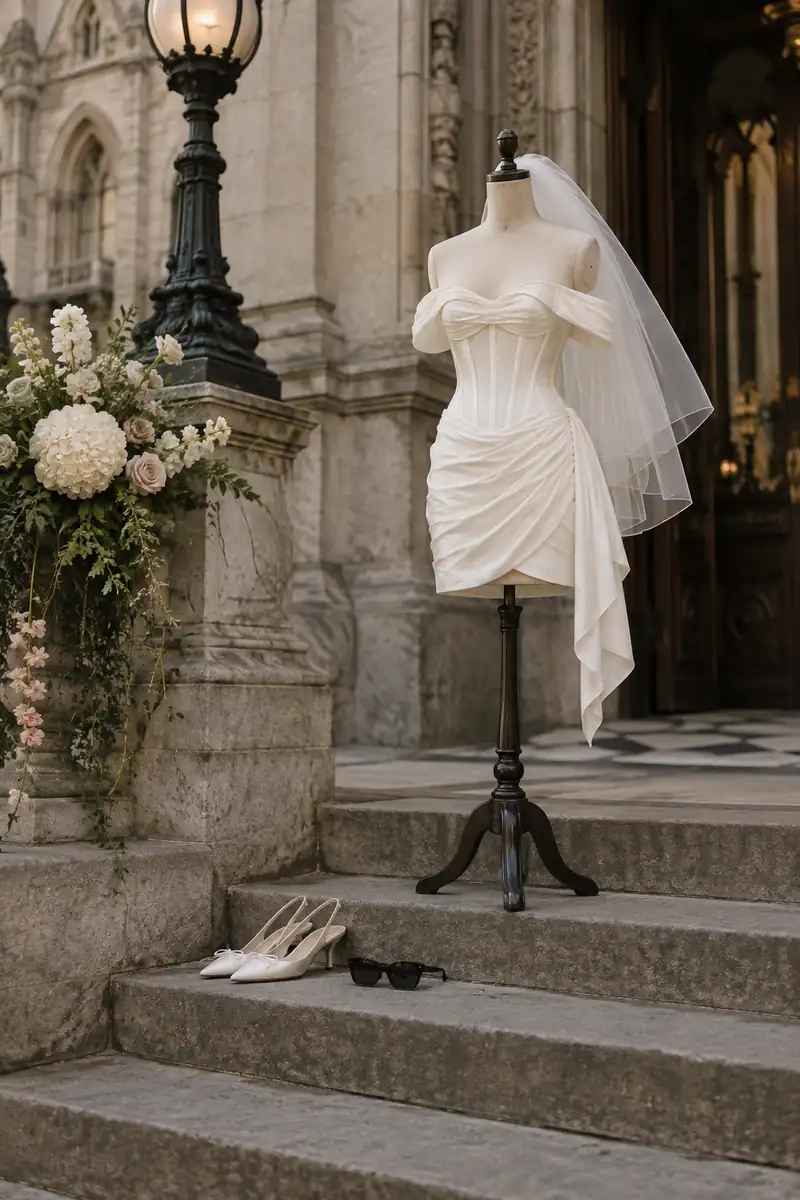 Ilustración del estilo de la boda
