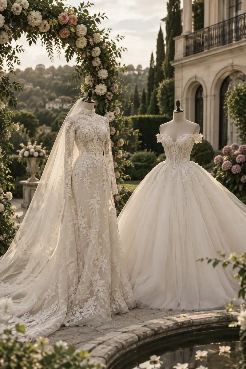 Ilustración del estilo de la boda