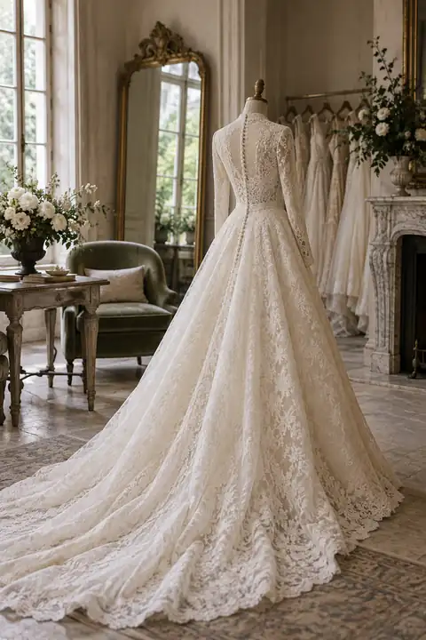 Vestidos de novia modestos: mangas, escotes y fe