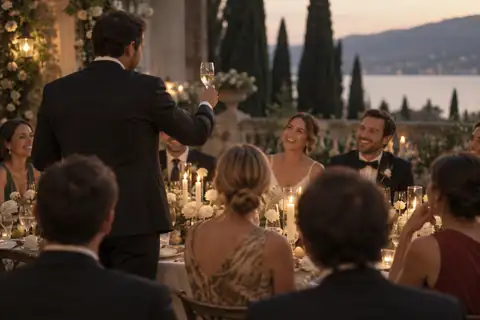 Cómo dar un brindis de boda