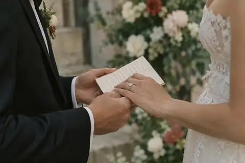 Cómo escribir tus votos matrimoniales