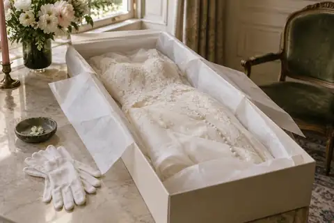 Cómo preservar el vestido de novia: limpieza y almacenaje
